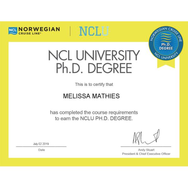 Norwegian PhD Degree Certificate